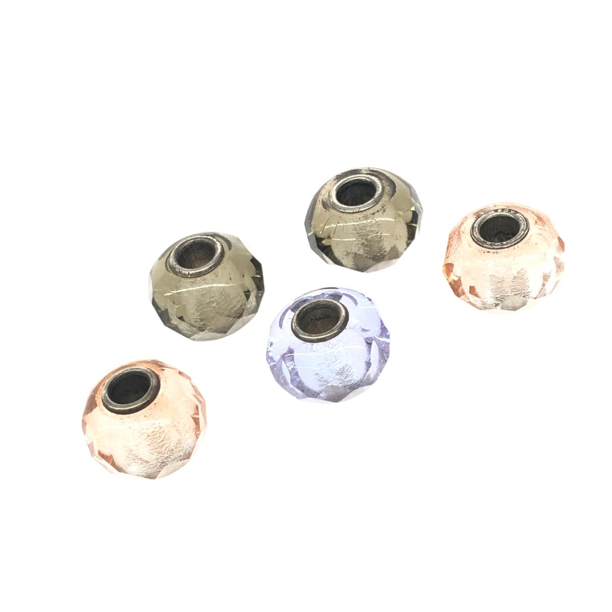 TROLL BEADS トロールビーズ SVブレスレット/ビーズ/5点セット カット/LAA・S925刻印あり マルチカラー ユニセックス【中古】