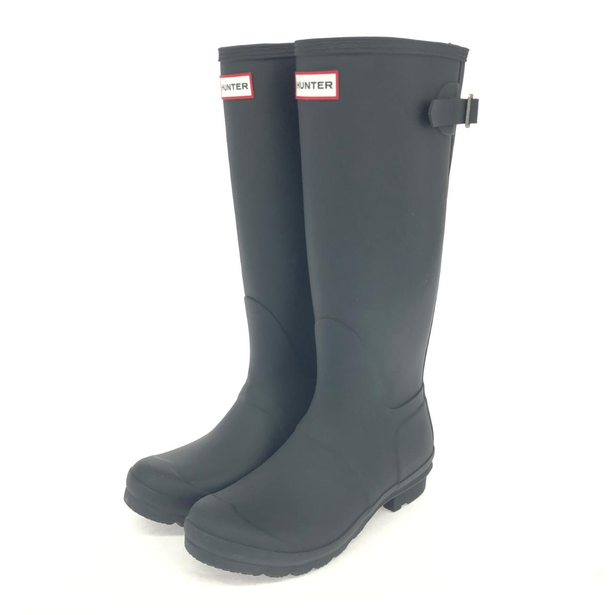 HUNTER ハンター レインシューズ 表記サイズ:UK5 ブラック レディース【中古】