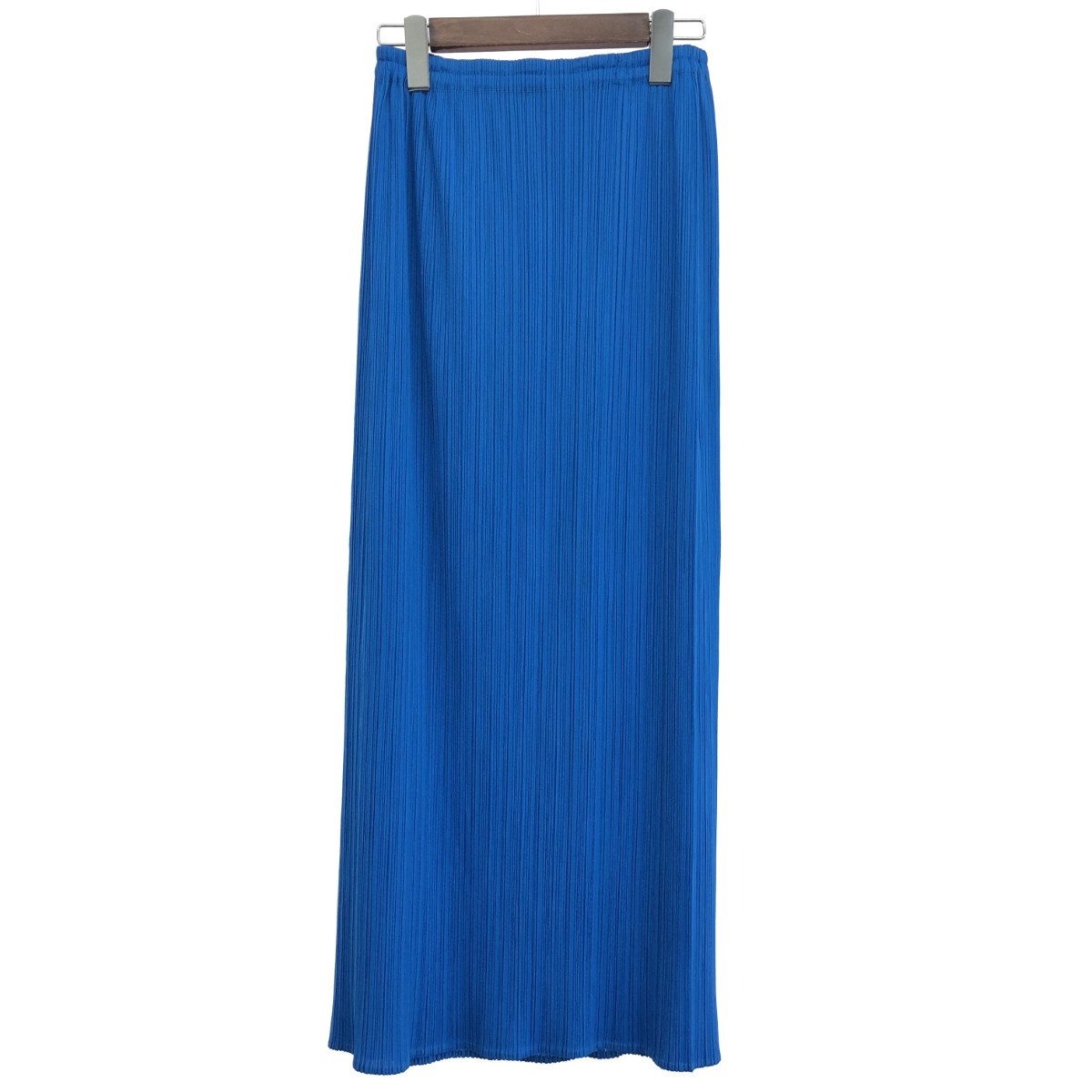 ISSEY MIYAKE イッセイミヤケ プリーツロングスカート サイズ:S PP47-JG611 ブルー レディース【中古】 12,100円