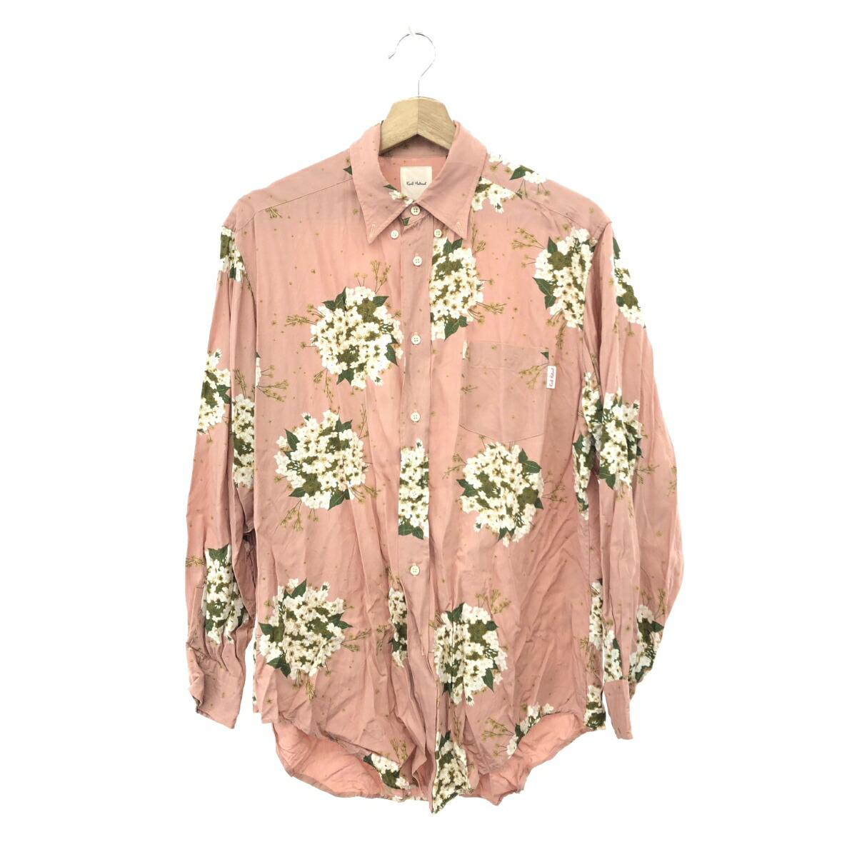 KARL HELMUT カールヘルム 総柄シャツ 良好 サイズ表記なし ピンク メンズ【中古】