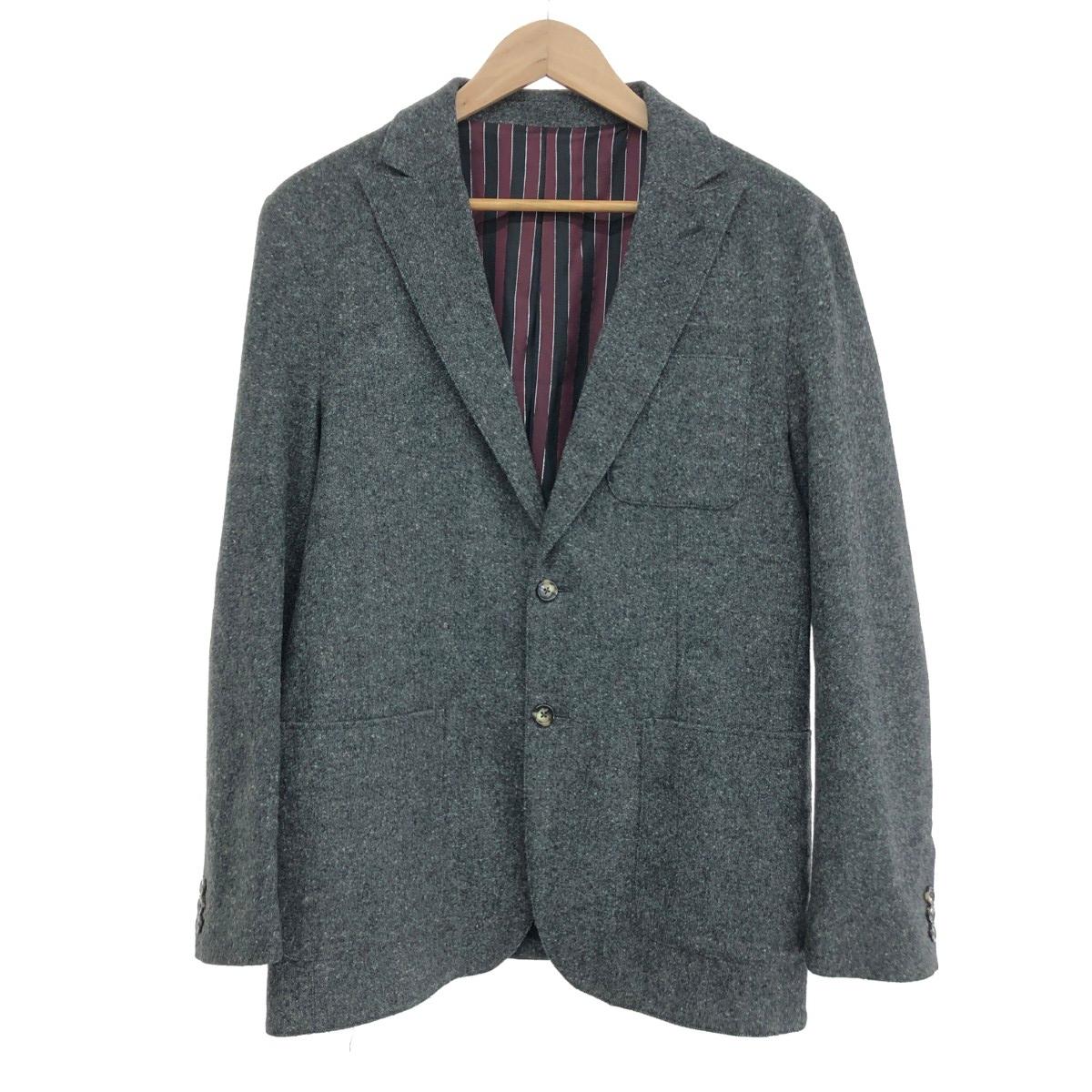 The DUFFER of St.GEORGE ザダファーオブセントジョージ テーラードジャケット 良好 サイズ:XL シングル/2B グレー メンズ【中古】 6,930円
