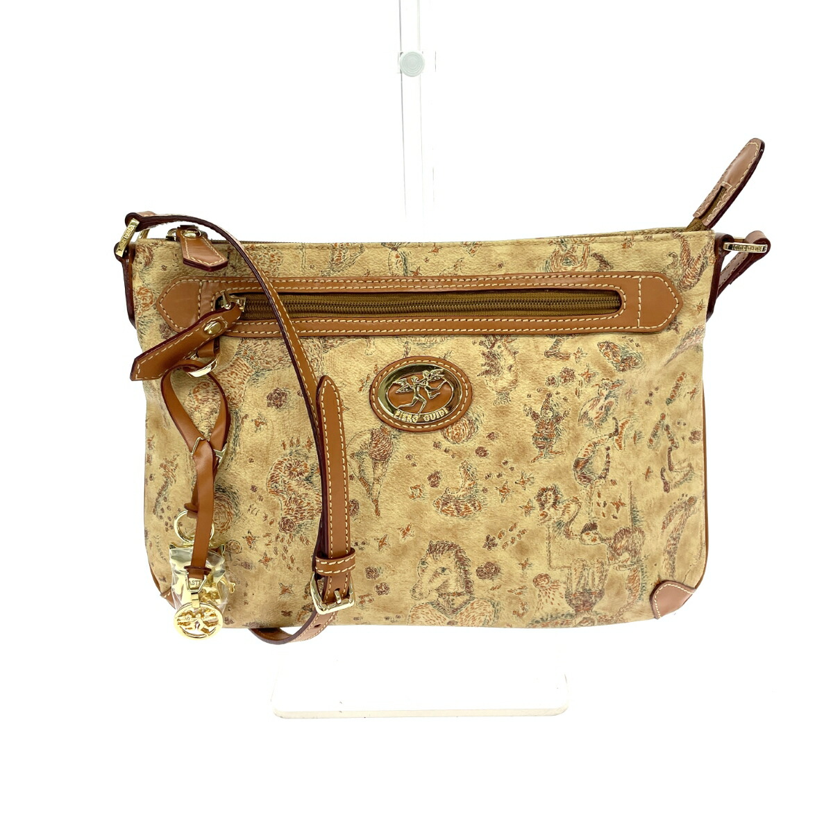 PIERO GUIDI ピエログイディ ショルダーバッグ 新品同様 マジックサーカス PVC ベージュ レディース【中古】｜リサイクル ティファナ