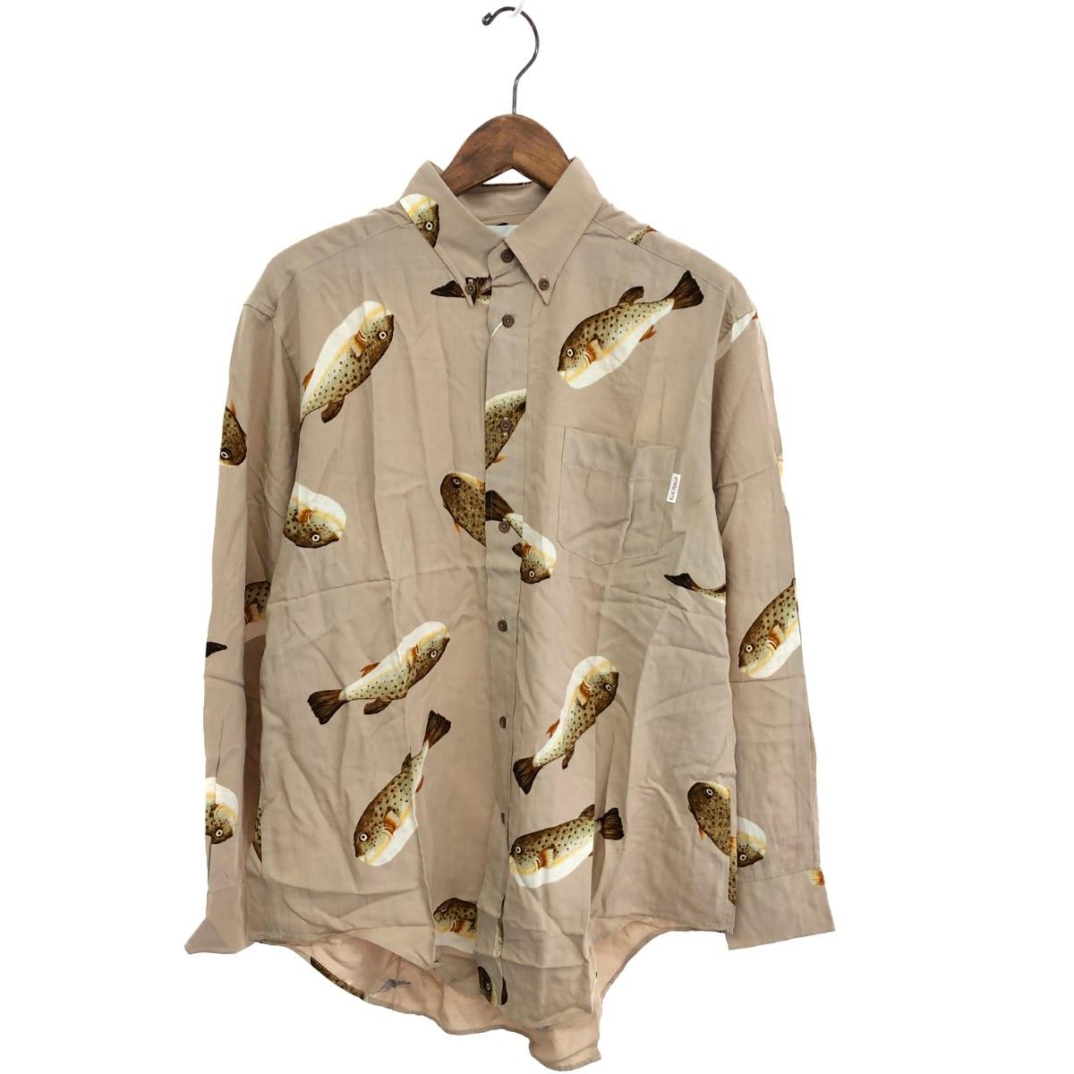 KARL HELMUT カールヘルム 長袖プルオーバー 新品負けず劣らず  魚/    サクラ色/ベージュ メンズ【中古】