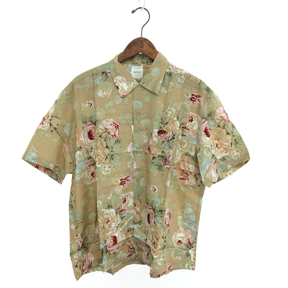 KARL HELMUT カールヘルム アロハシャツ 新品負けず劣らず 大きさ:M 花柄/半袖    ベージュ メンズ【中古】