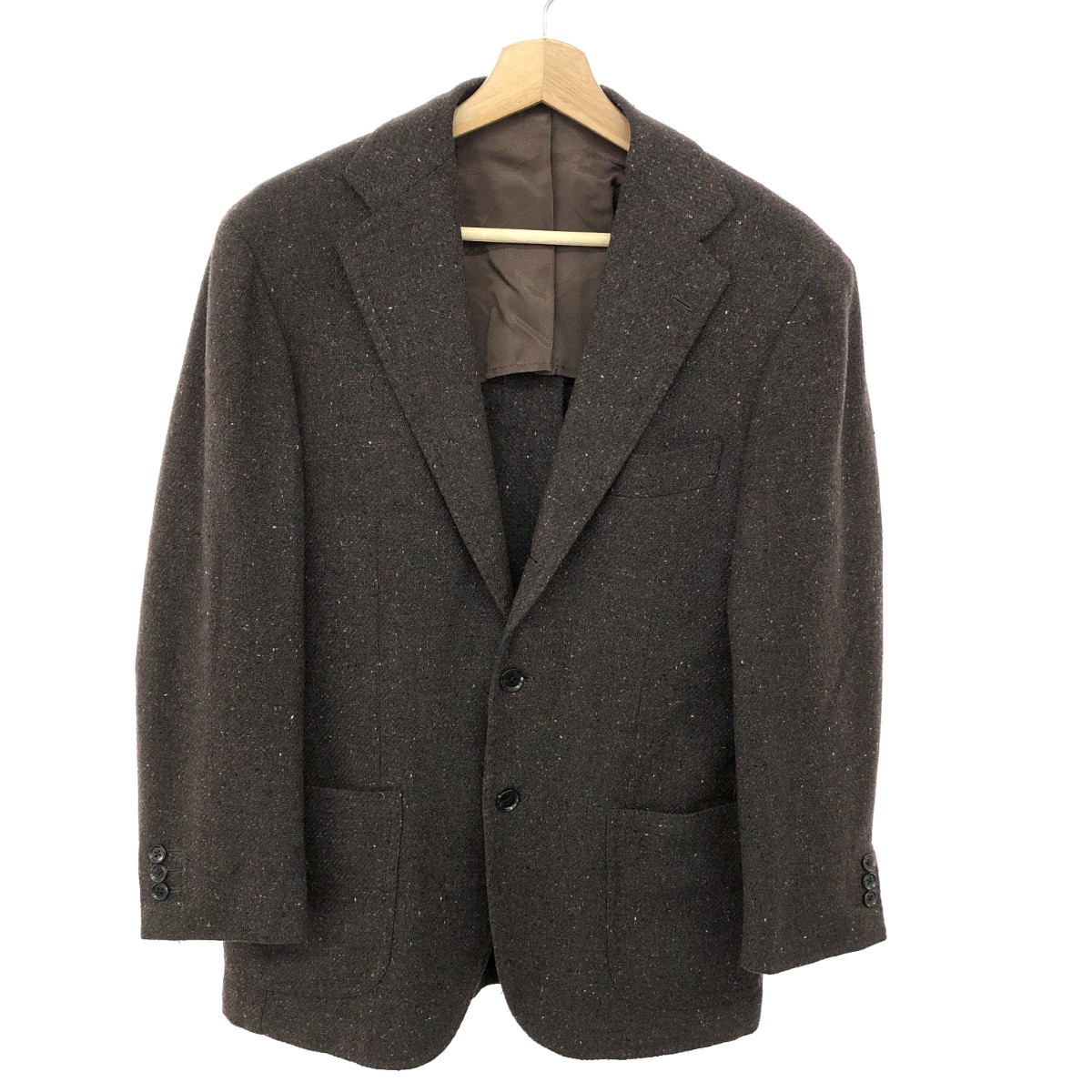 RING JACKET リングヂャケット 3Bネップ上衣 好ましい 大きさ:44 毛糸 RT058F55F   赤銅色 メンズ【中古】