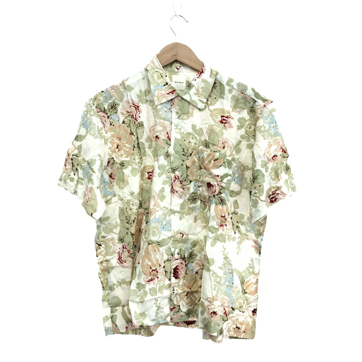 KARL HELMUT カールヘルム アロハシャツ 新品同様 サイズ:M ホワイト メンズ【中古】