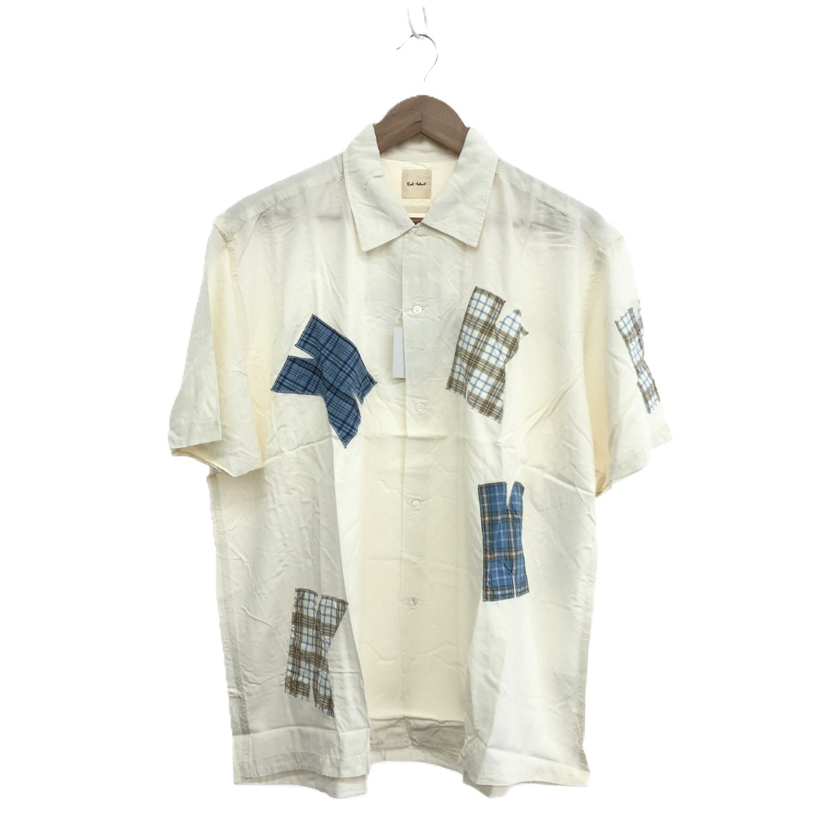 KARL HELMUT カールヘルム アロハシャツ 新品負けず劣らず 大きさ:M     白いこと メンズ【中古】