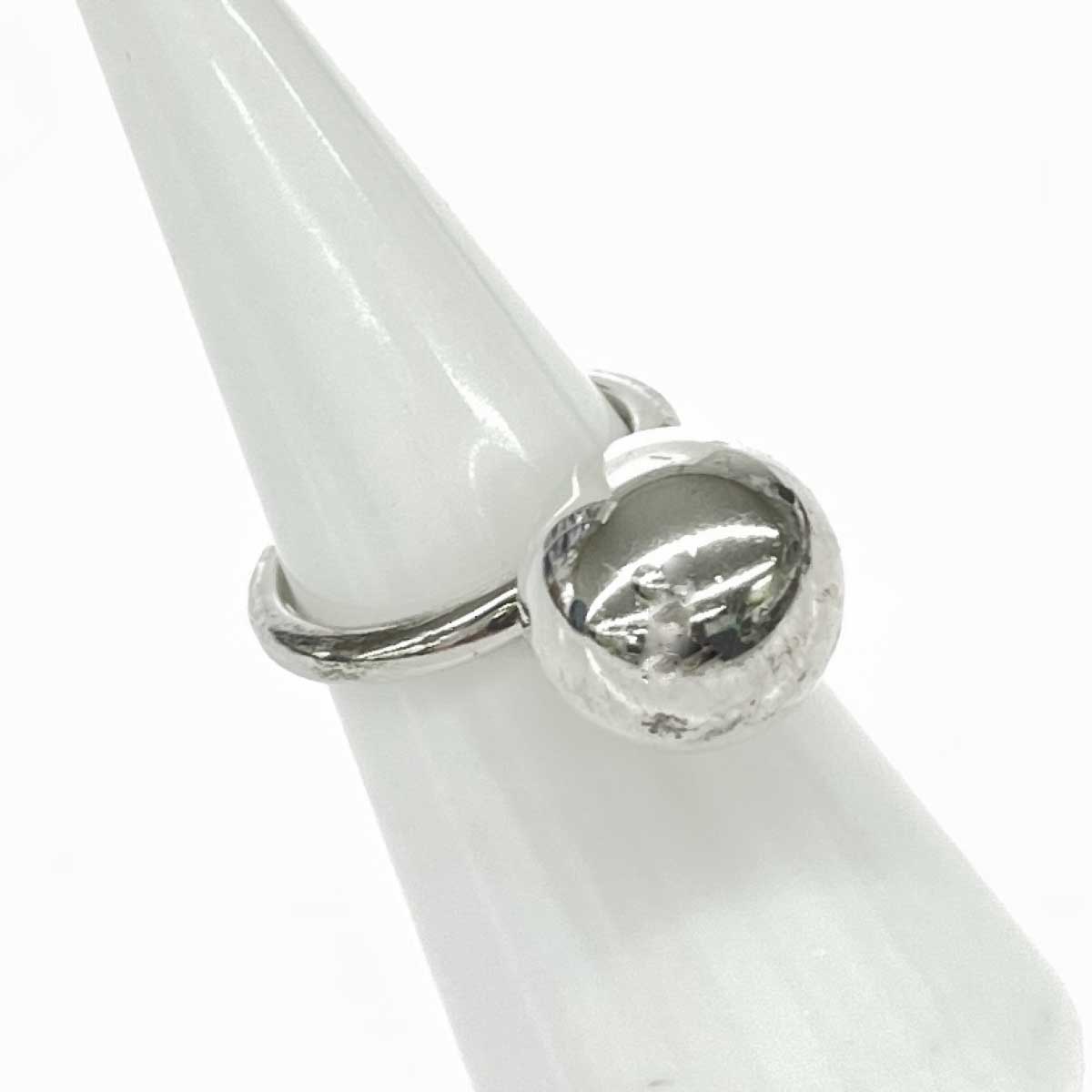 TIFFANY&Co. ティファニー SVリング/ハードウェアボールリング（大） 925/♯7 シルバーカラー レディース【中古】