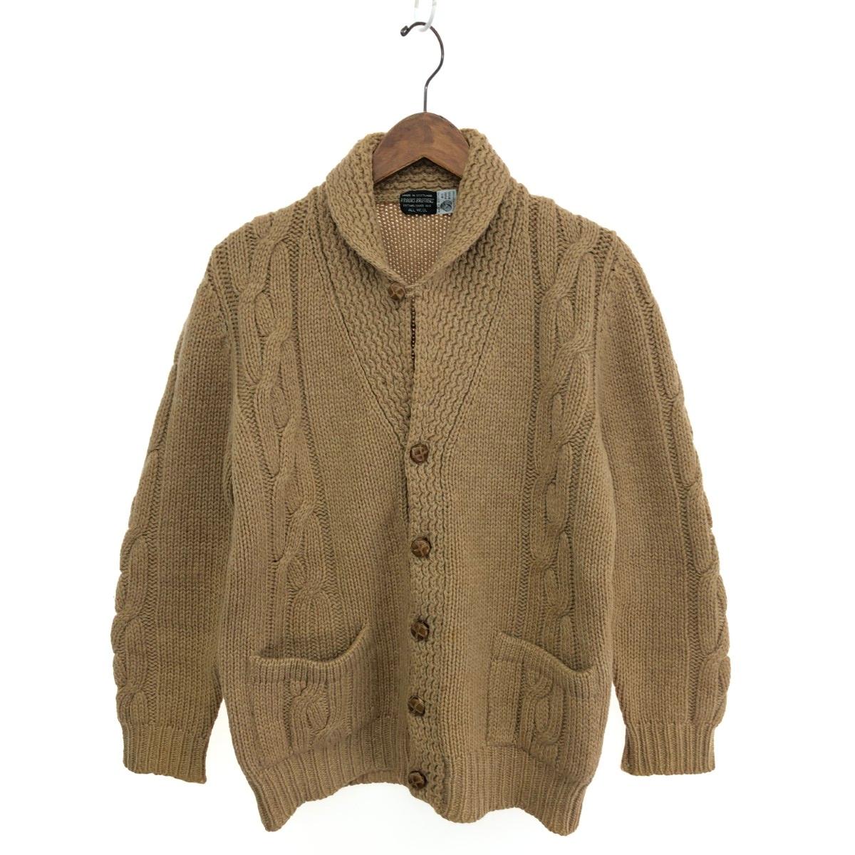 Brooks Brothers ブルックスブラザーズ ショールカラーカーディガン 70s ブラウン メンズ【中古】