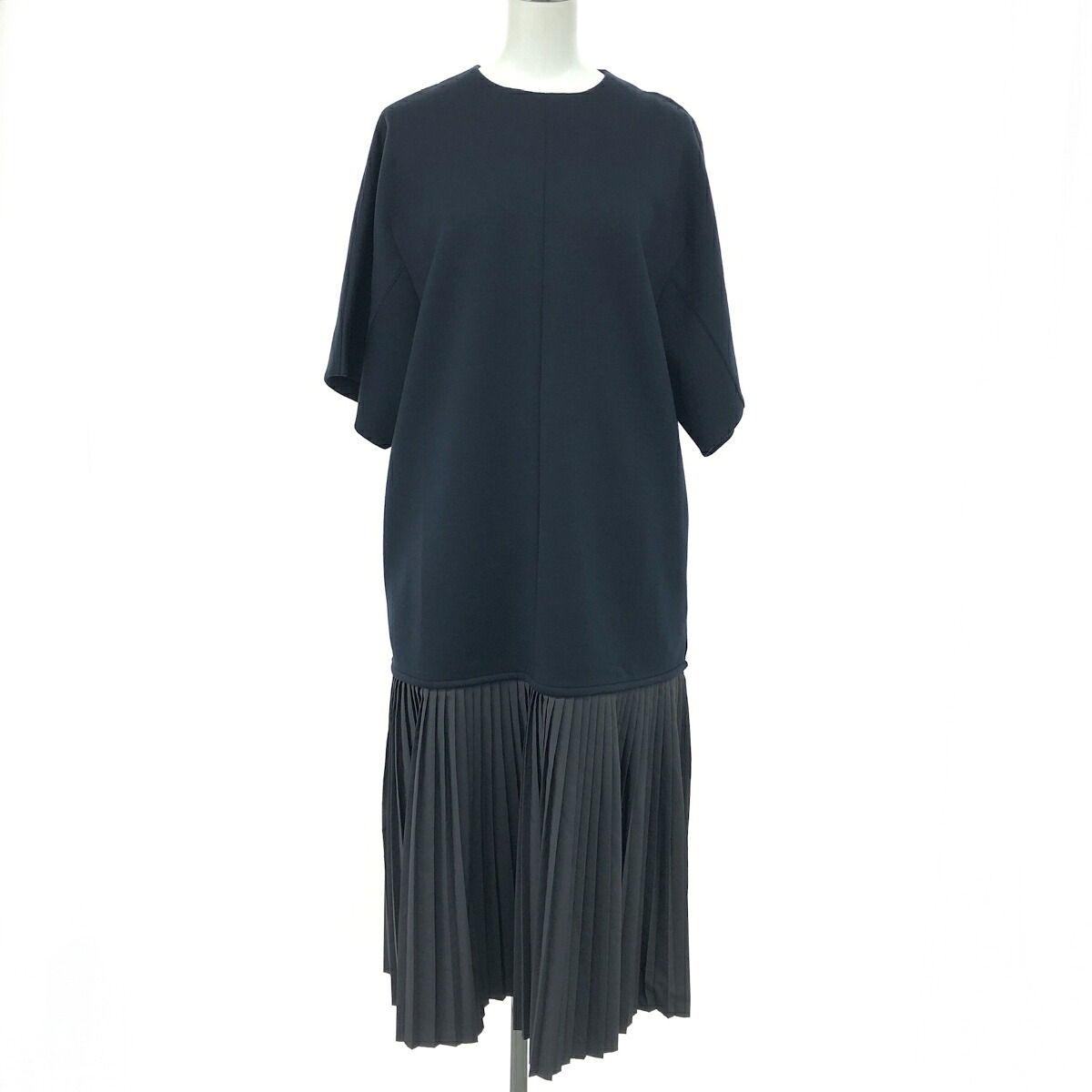 MONCLER モンクレール ワンピース SCUBA DRESS 未使用品 サイズ:4 ハイクコラボ ネイビー レディース【中古】