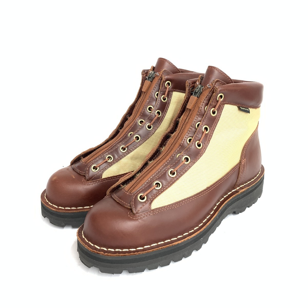 Danner ダナー ショートブーツ ダナーフィールドR 美品 表記サイズ:26 D123000 ブラウン/ベージュ メンズ【中古】