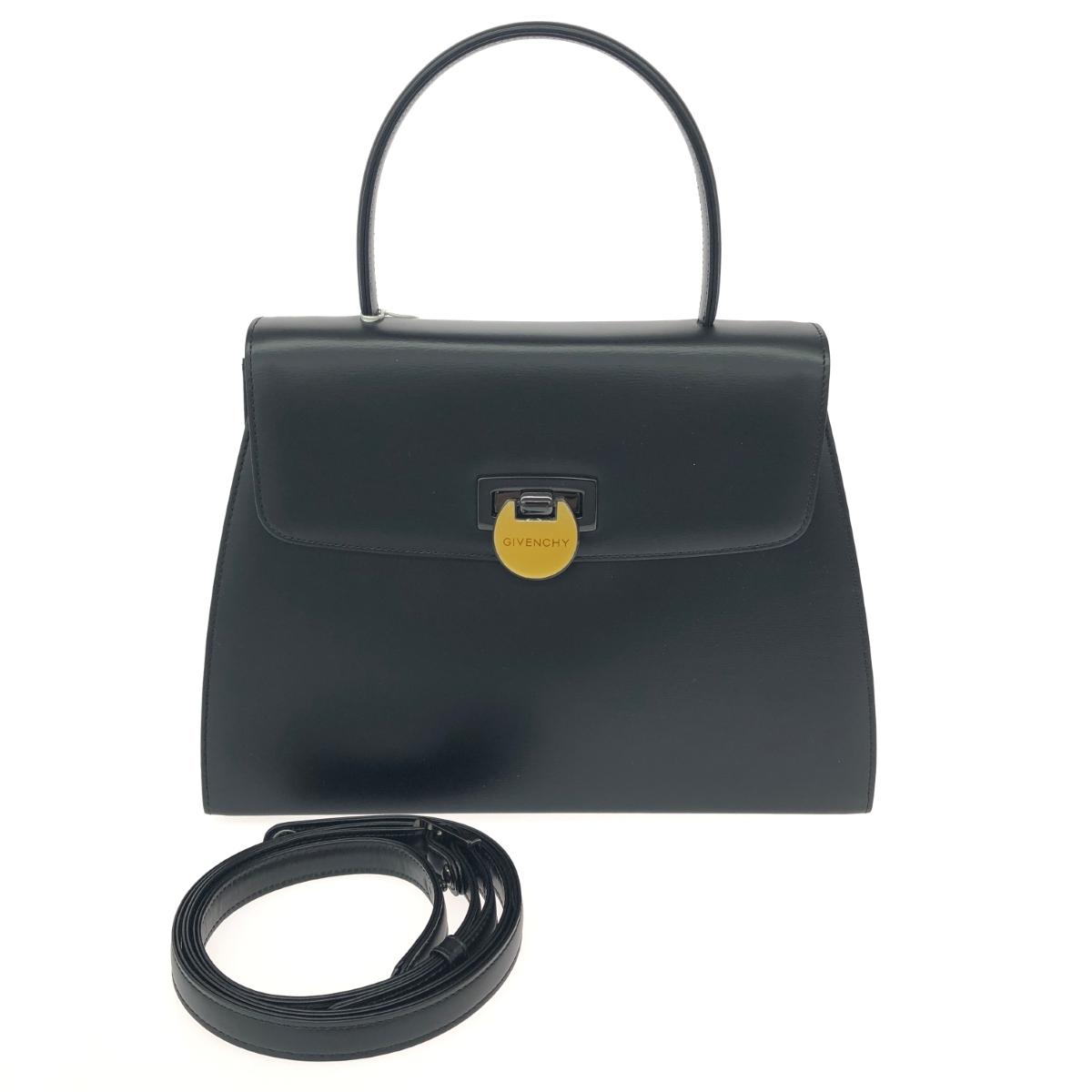 GIVENCHY ジバンシィ 2WAYバッグ 美品 フォーマル ボローニャ ブラック レディース【中古】