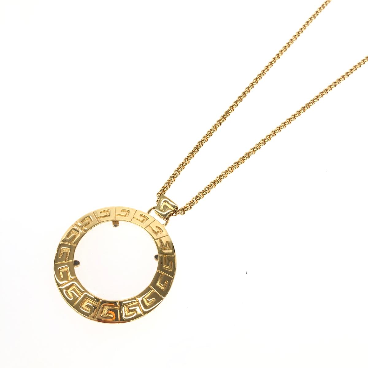 GIVENCHY ジバンシィ ルーペペンダントネックレス 良好 ヴィンテージ品 ゴールドカラー レディース【中古】 17,094円