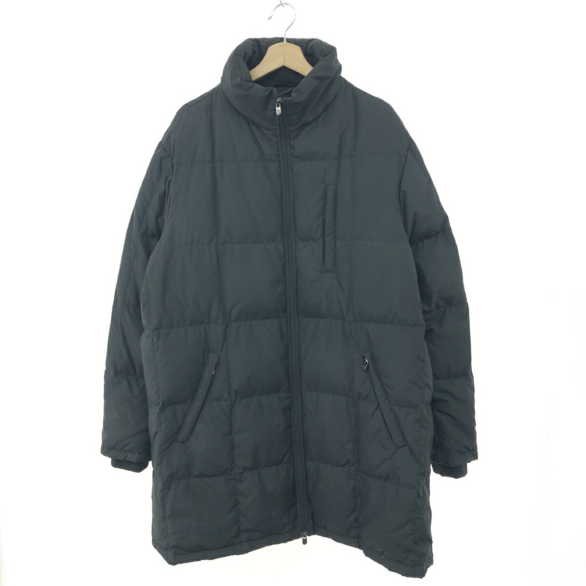 ARMANI COLLEZIONI アルマーニ コレッツォーニ スタンドカラーダウンコート サイズ:54 ロング ブラック メンズ【中古】|リサイクル ティファナ