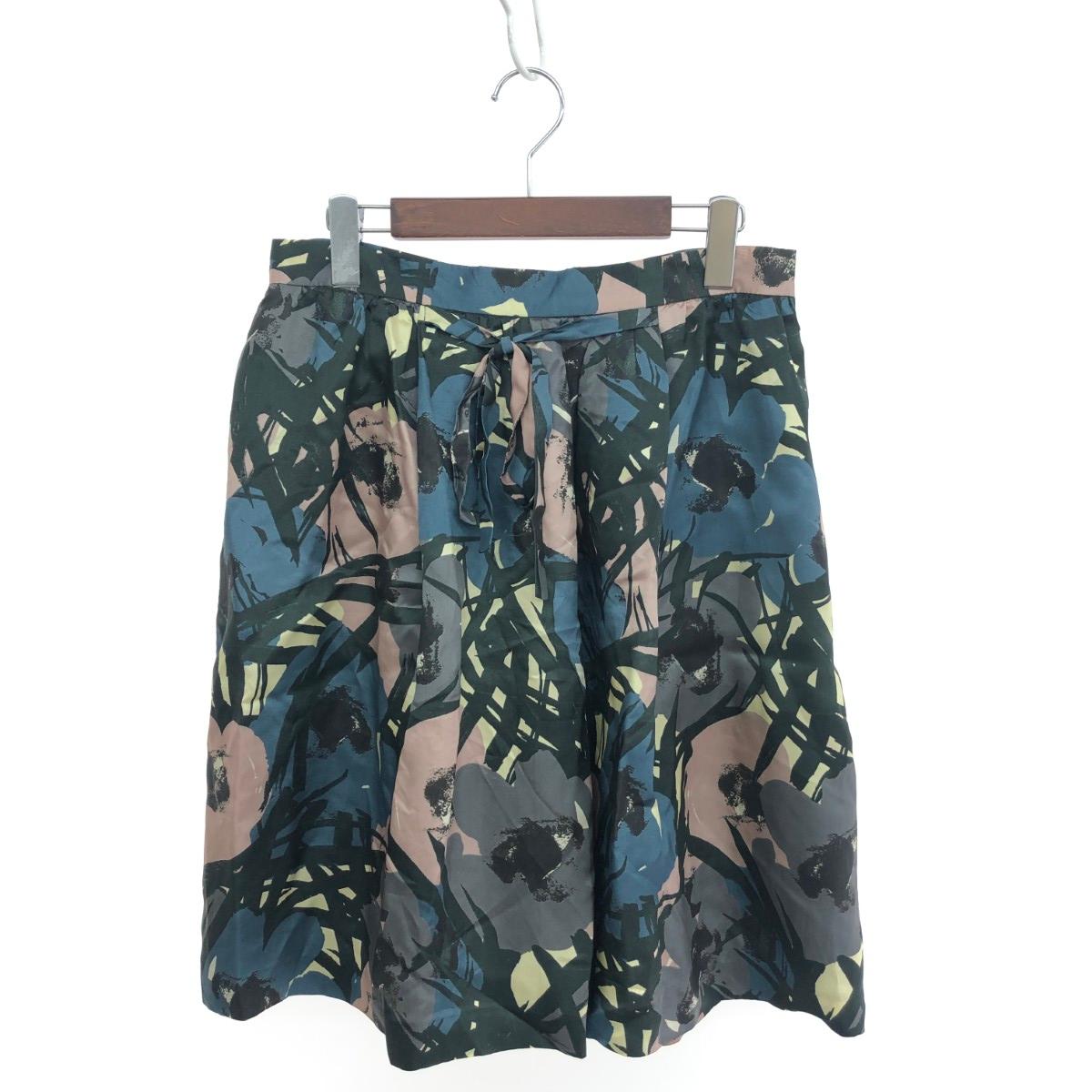 MOSCHINO CHEAP&CHIC モスキーノチープ&シック 総柄スカート 良好 サイズ:I42 マルチカラー レディース【中古】