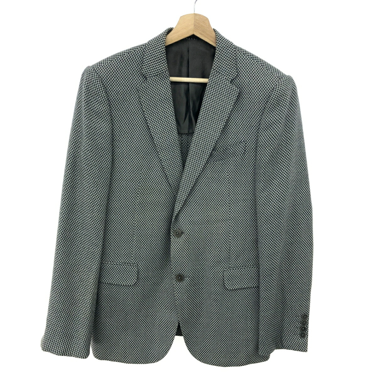 ARMANI COLLEZIONI アルマーニ コレッツォーニ 2Bテーラードジャケット 48 M LINE/EXCLUSIVE FABLIC VCGM30 VC621 グレー メンズ【中古】