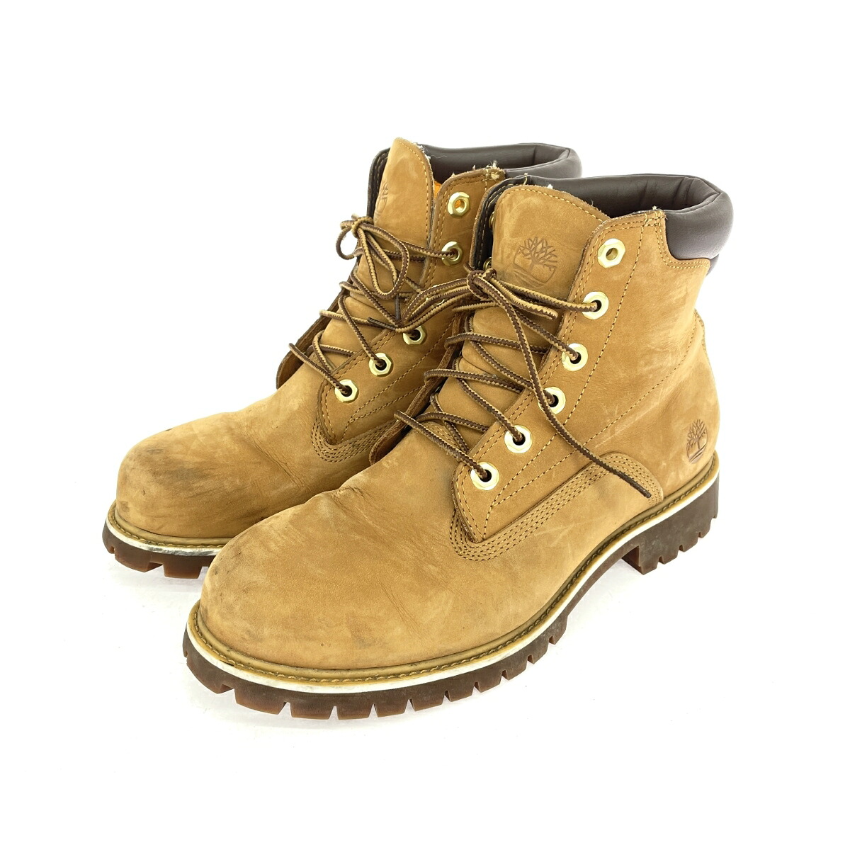 Timberland ティンバーランド レースアップブーツ 表記サイズ:26 ベージュ メンズ【中古】 7,227円