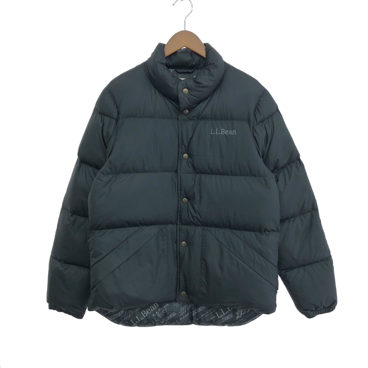 L.L.Bean エルエルビーン ダウンジャケット サイズ:S ビーンズトレイルモデル 520853 ブラック メンズ【中古】