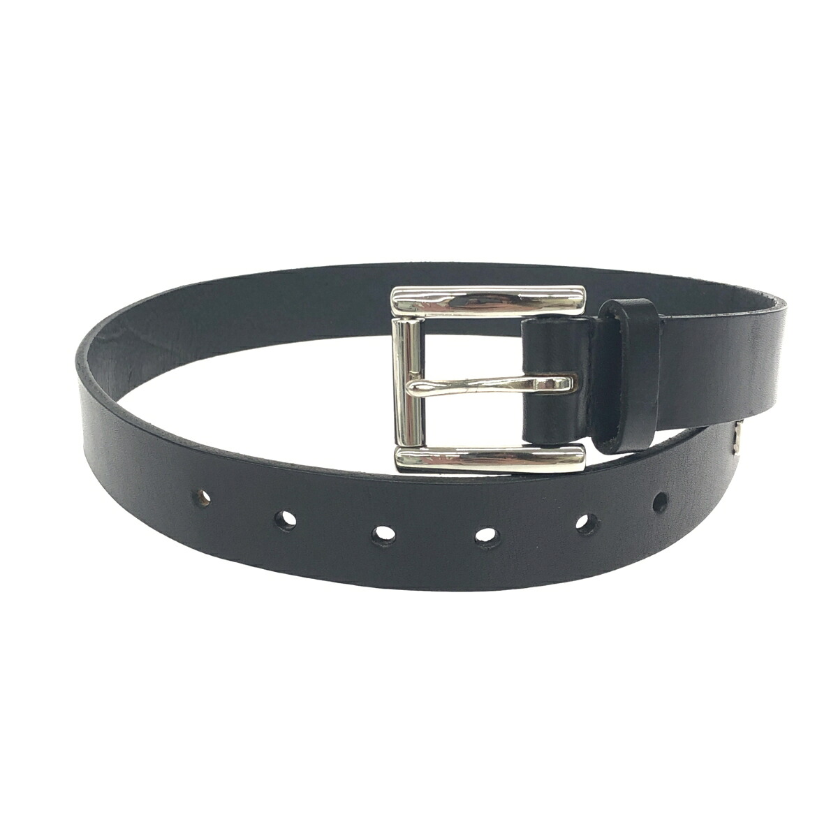 Yohji Yamamoto Pour Homme ヨウジヤマモトプールオム ベルト 良好 スタッズ/レザー ブラック ユニセックス【中古】