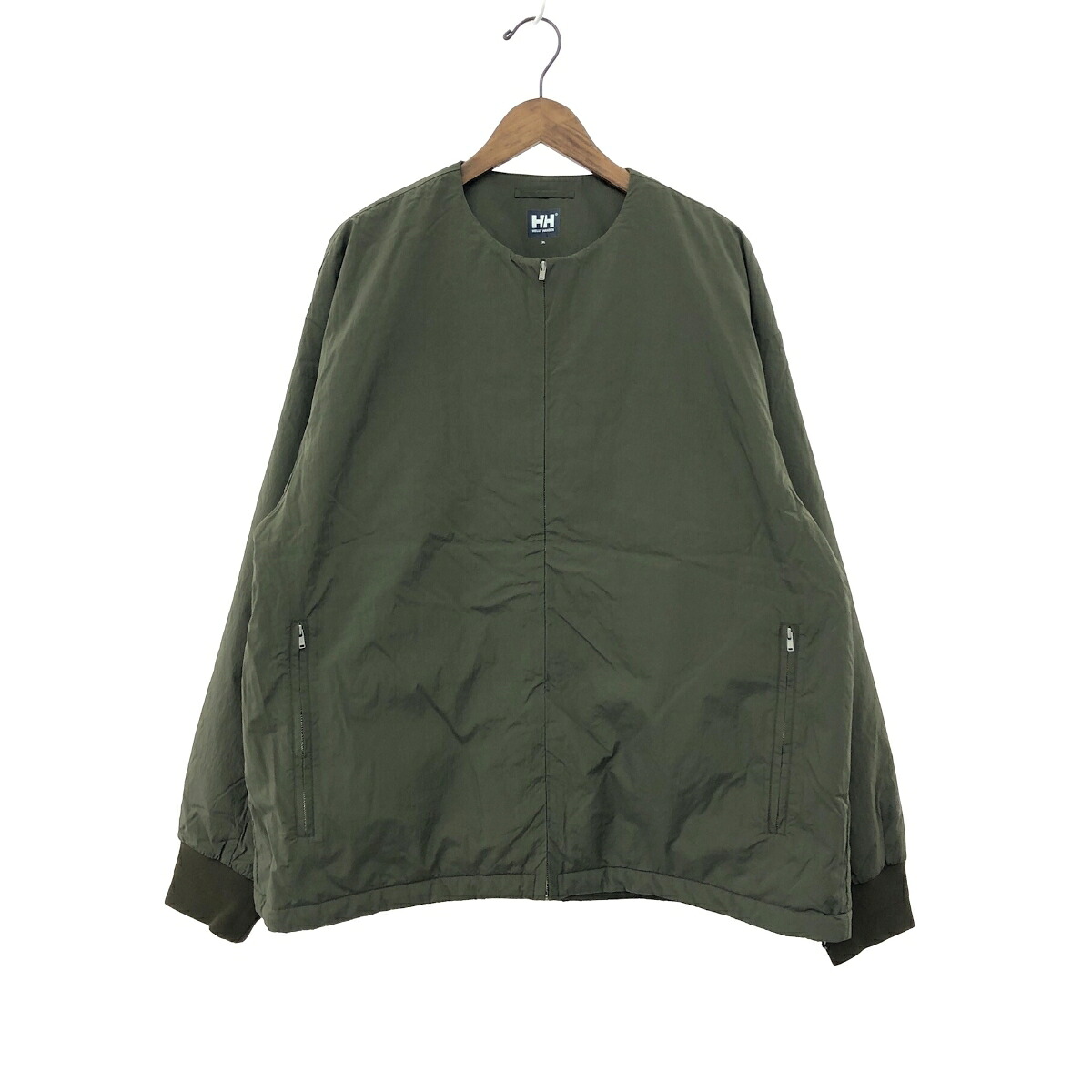 HELLY HANSEN ヘリーハンセン サーモジャケット サイズ:XL Fiska Thermo Jacket/光沢感 HOE11956 カーキ メンズ【中古】