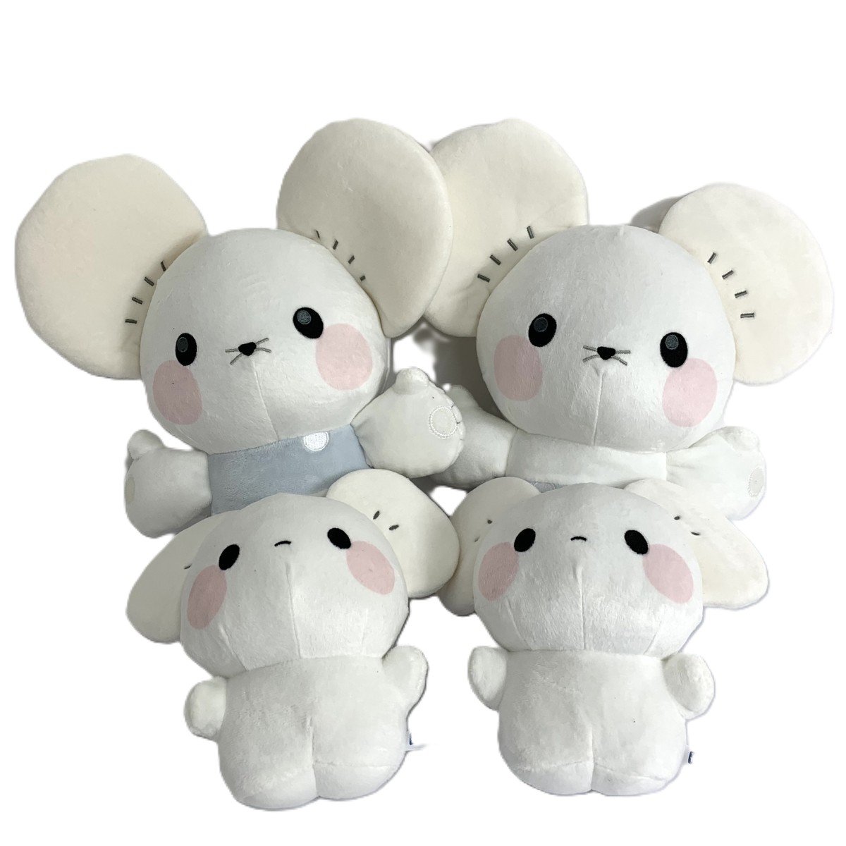 TAKARA TOMY タカラトミー ポケットモンスター/ぬいぐるみ/イッカネズミ 良好 タカラトミー/等身大/4匹家族 ホワイト 【中古】