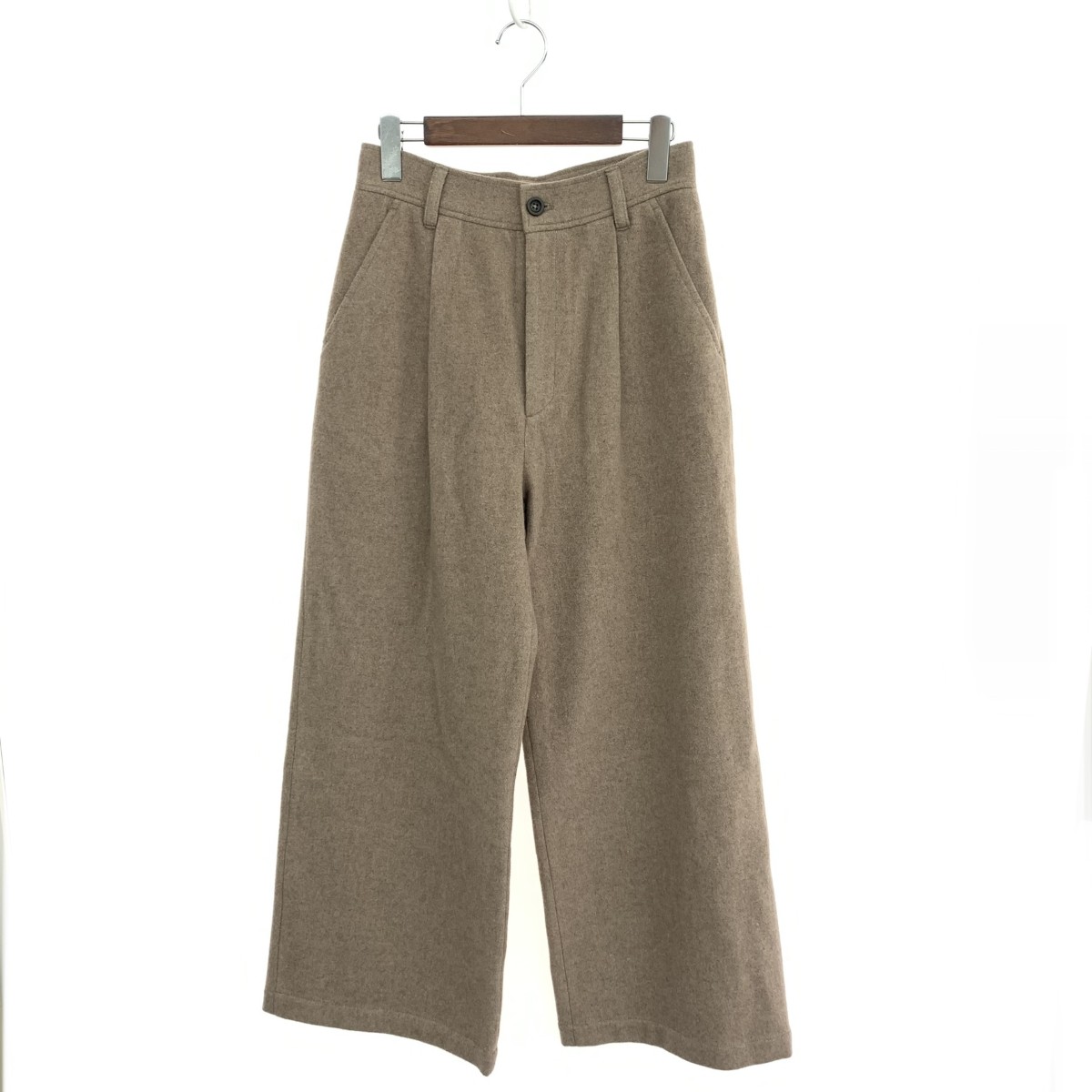 RON HERMAN ロンハーマン ウールタックパンツ 好ましい 大きさ:S 広々とした 4210600559   赤銅色 レディース【中古】