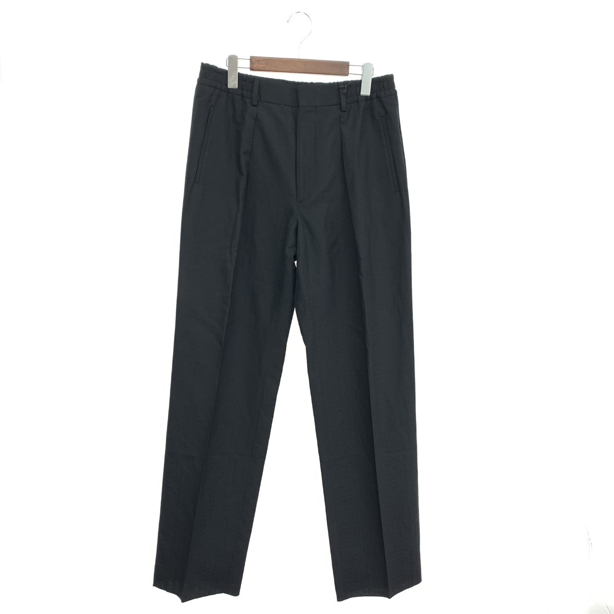 FENDI フェンディ ジャガードパンツ 未使用品 サイズ:50 マークジェイコブスコラボ/総ロゴ FB0895-A075/22AW ブラック メンズ【中古】