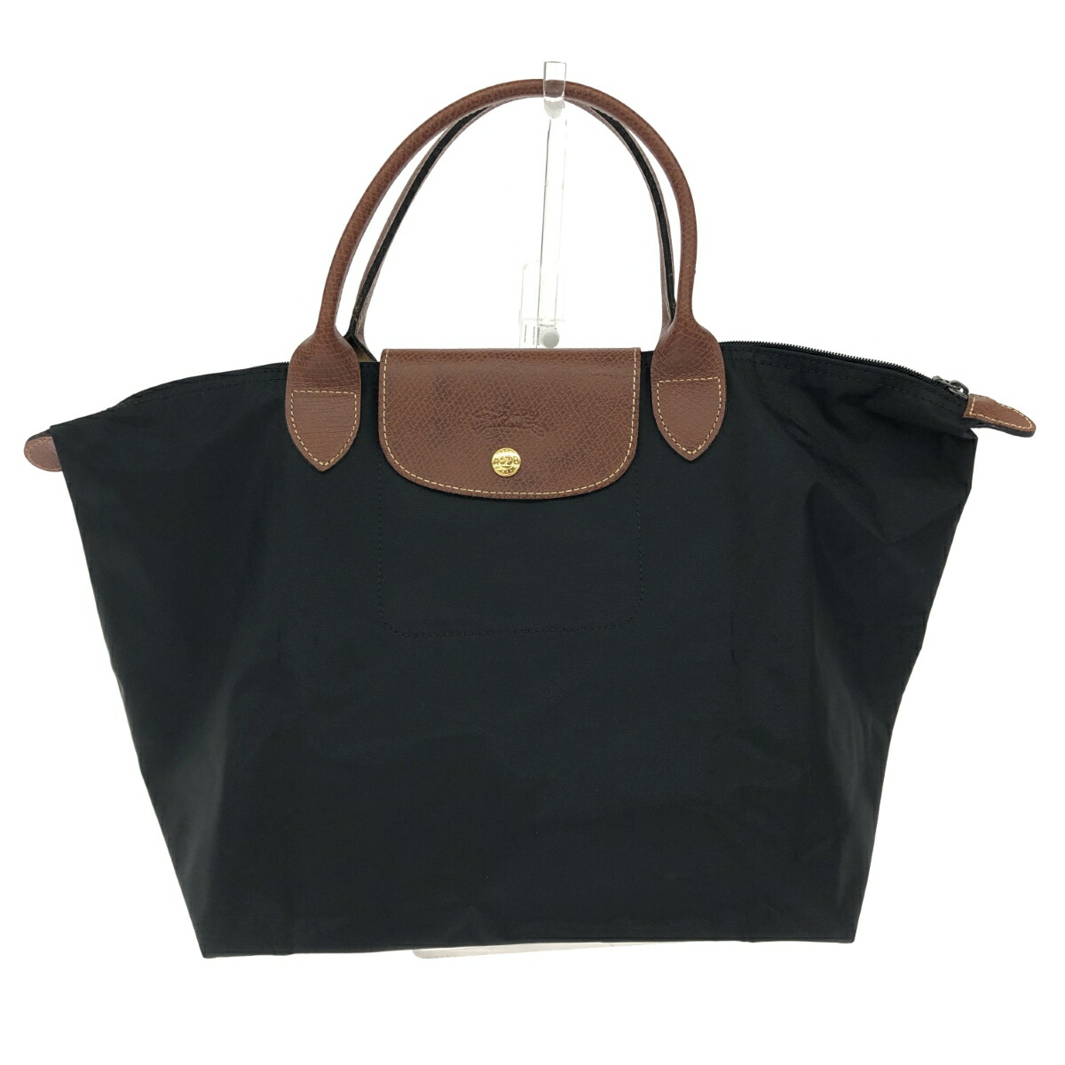 LONGCHAMP ロンシャン プリアージュ 良好 ナイロン ブラック レディース【中古】