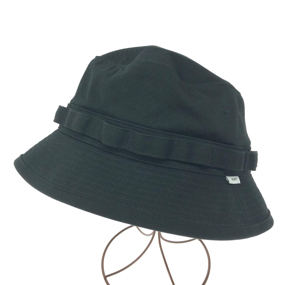 WTAPS ダブルタップス ジャングルハット 良好 キャンバス/コットン 212HCDT-HT16/21AW ブラック メンズ【中古】