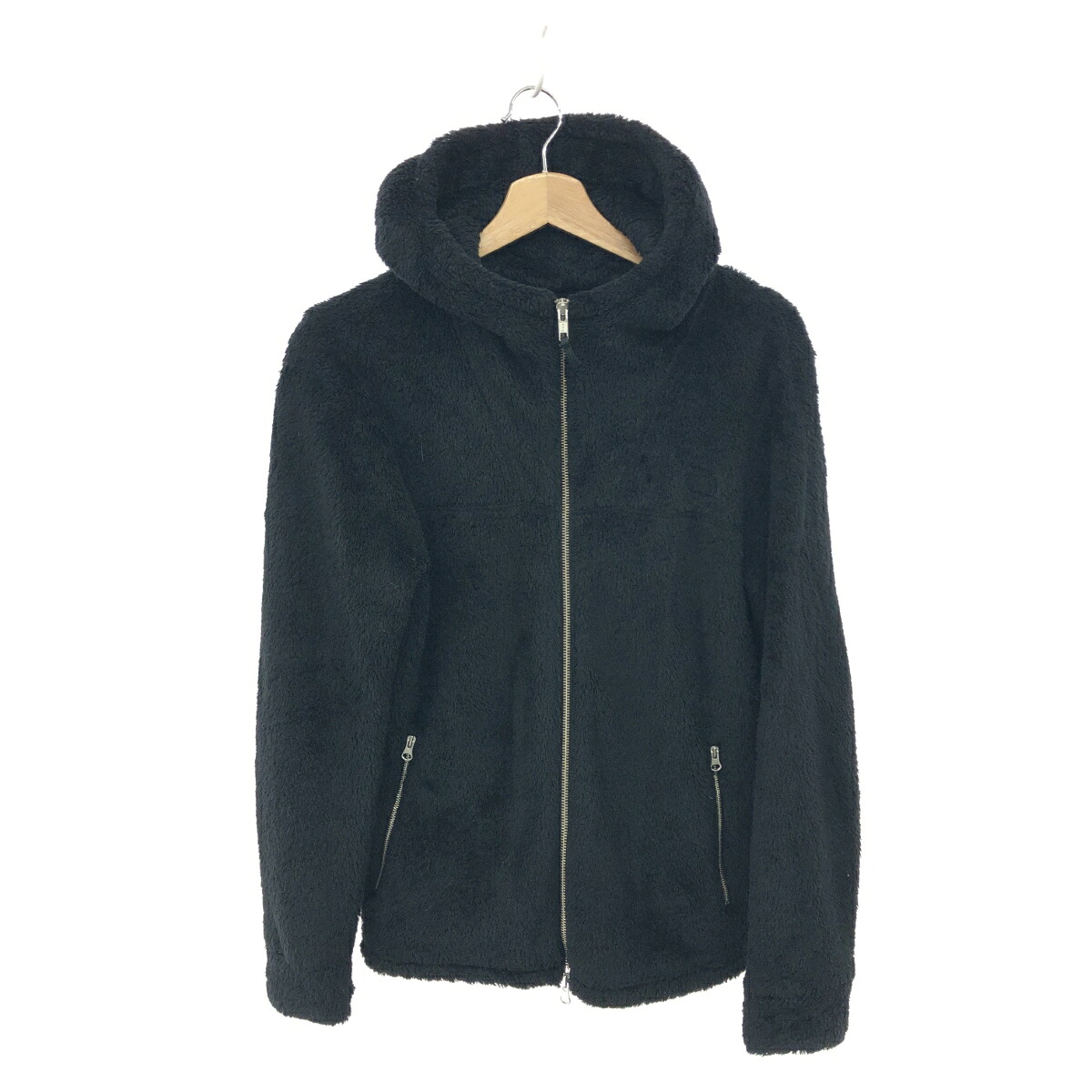 THE NORTH FACE ザノースフェイス フーディージャケット  大きさ:M ジップアップ/ポリエステル100％ NA61335   黒いこと メンズ【中古】