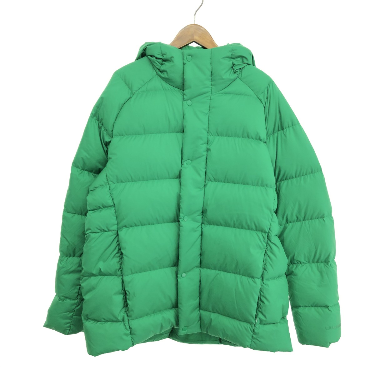 lululemon ルル檸檬 落ち込む上衣  大きさ:L     緑であること メンズ【中古】