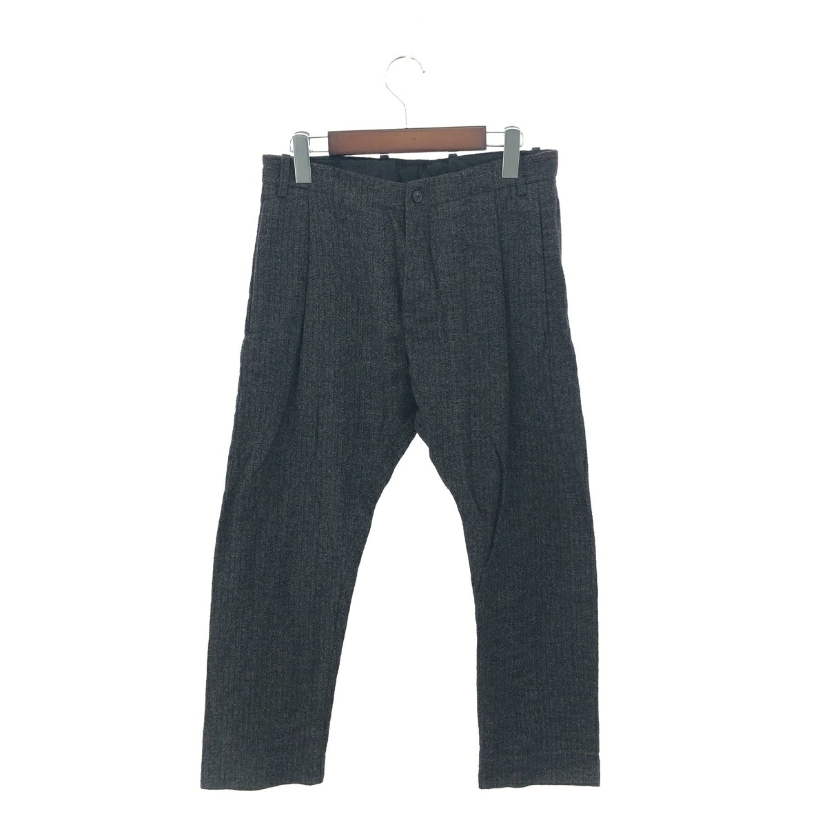 STEPHAN SCHNEIDER ステファンシュナイダー タックパンツ サイズ:3 ブラウン メンズ【中古】