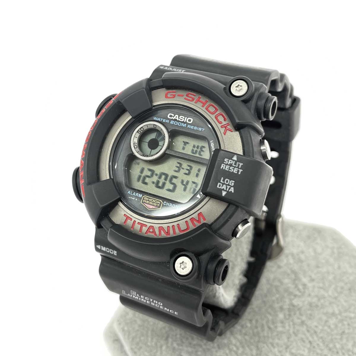 G-SHOCK Gショック 腕時計/クォーツ フログマン/デジタル DW-8200 ブラック メンズ【中古】
