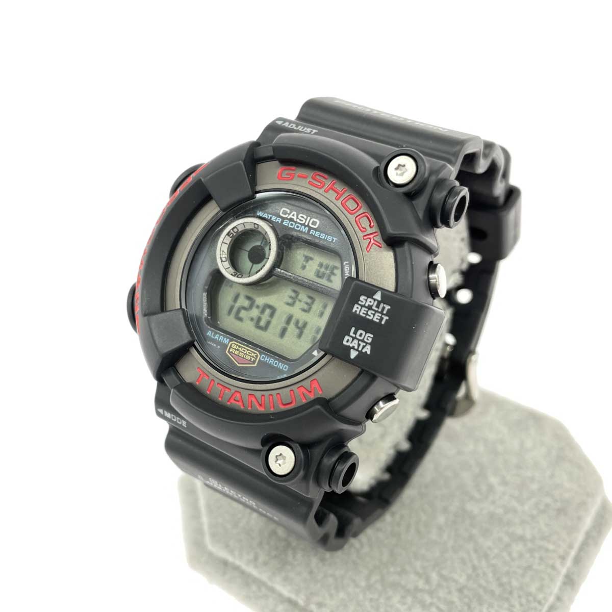G-SHOCK Gショック 腕時計/クォーツ フロッグマン/デジタル DW-8200 ブラック メンズ【中古】