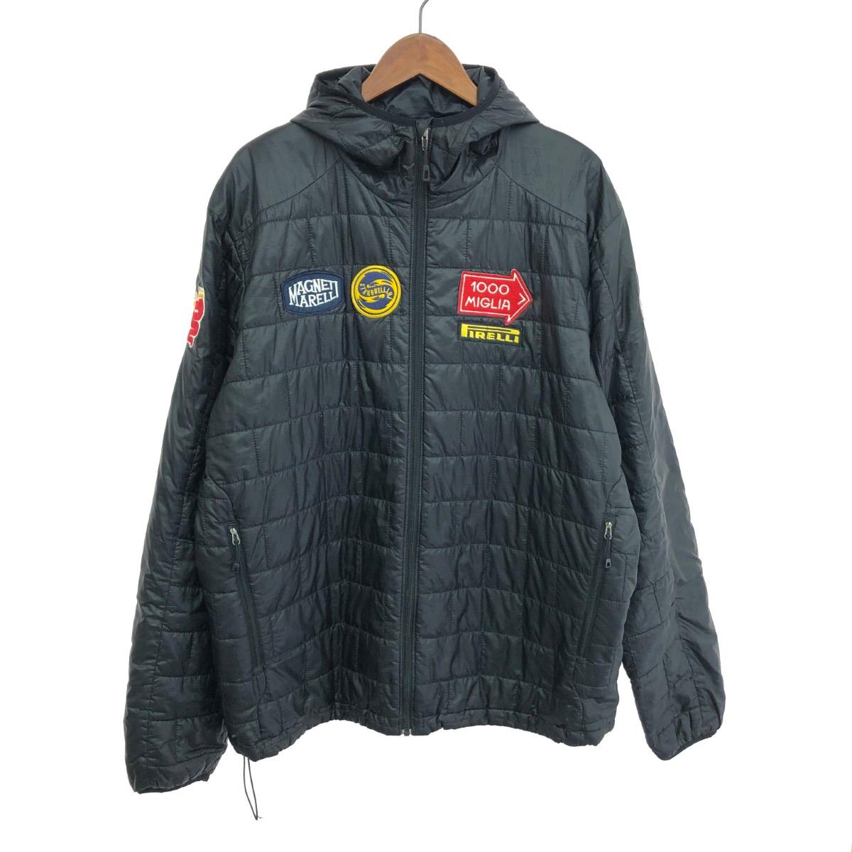 patagonia パタゴニア ナノパフフーディ サイズ:XL ワッペンカスタム 84220 ブラック メンズ【中古】