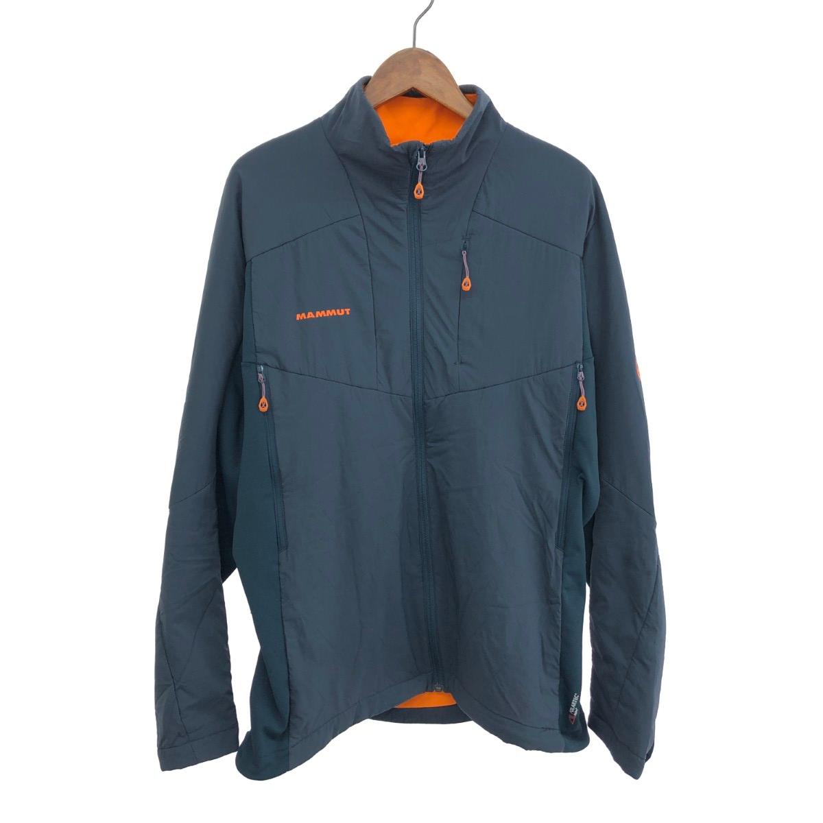 MAMMUT マムート ハイブリッドジャケット サイズ:2XL Eigerjoch IN Hybrid Jacket 1010-25130 ネイビー/オレンジ メンズ【中古】