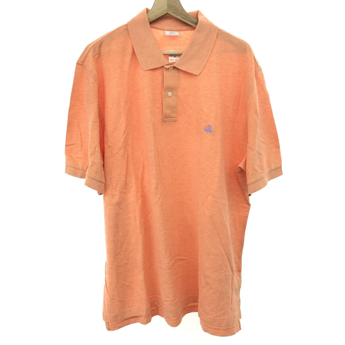 Brooks Brothers ブルックスブラザーズ 半袖ポロシャツ 未使用品 サイズ:XL オレンジ メンズ【中古】