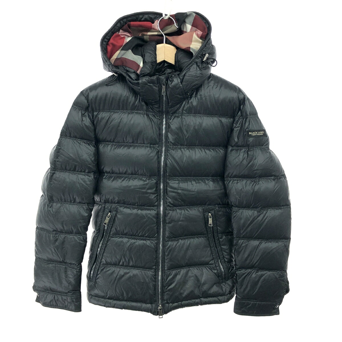 BLACK LABEL CRESTBRIDGE ブラックレーベルクレストブリッジ 落ち込む上衣 好ましい 大きさ:M 裏地読み合わせる    黒いこと メンズ【中古】