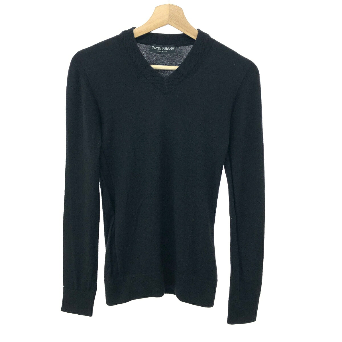 DOLCE&GABBANA ドルチェ&ガッバーナ ニット サイズ:38 カシミヤ ブラック メンズ【中古】