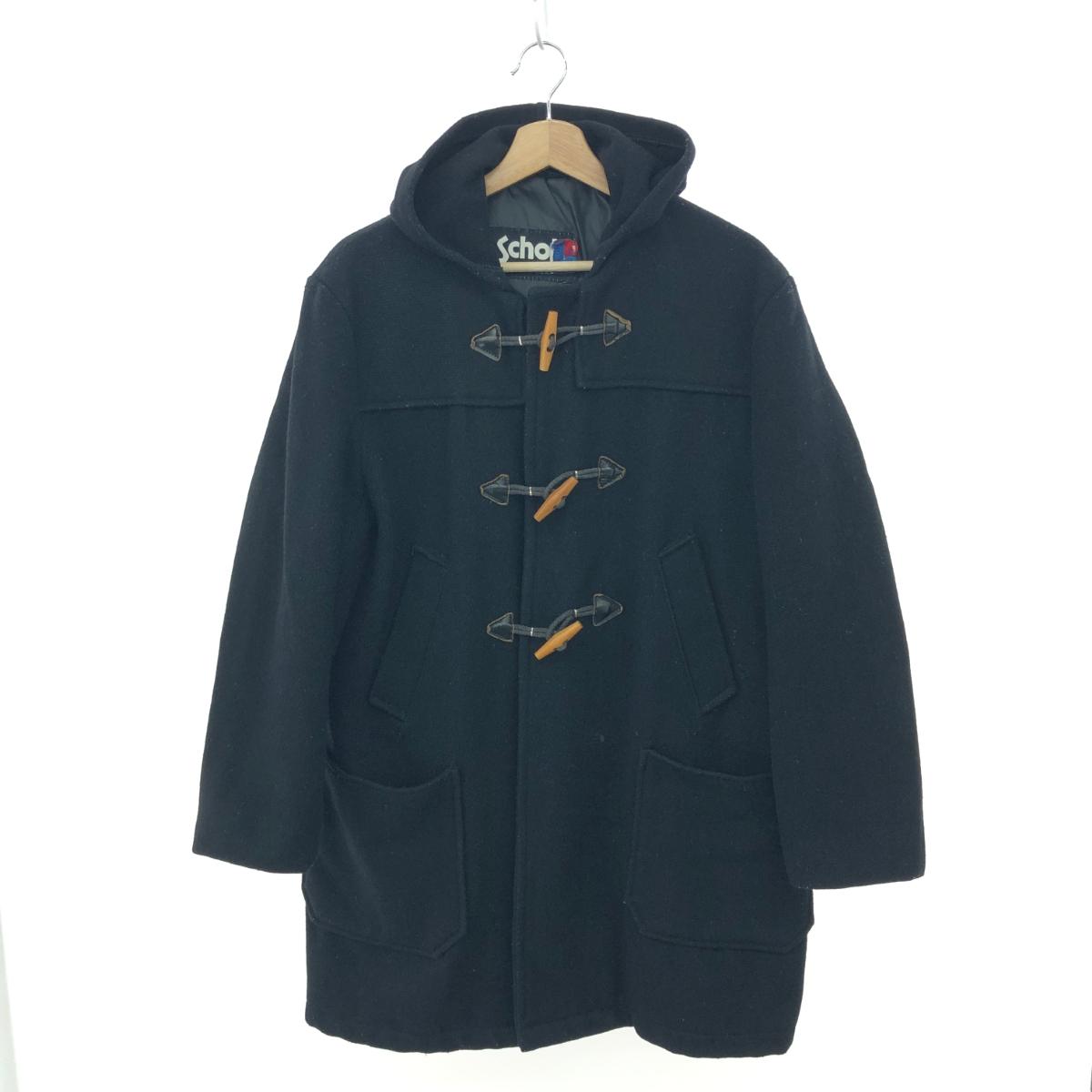 schott 打つこと ダッフルコート  大きさ:38 アウター/亜米利加製    黒いこと メンズ【中古】