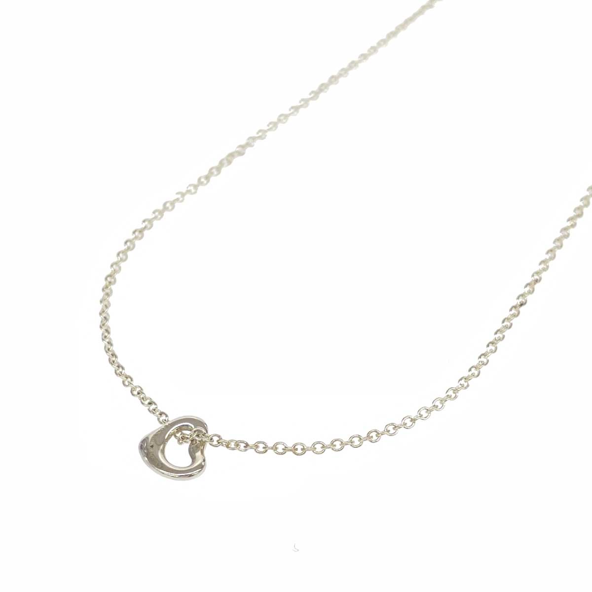 TIFFANY&Co. ティファニー SVネックレス/オープンハート/エクストラミニ 良好 925 オンライン限定 シルバーカラー レディース【中古】｜リサイクル ティファナ