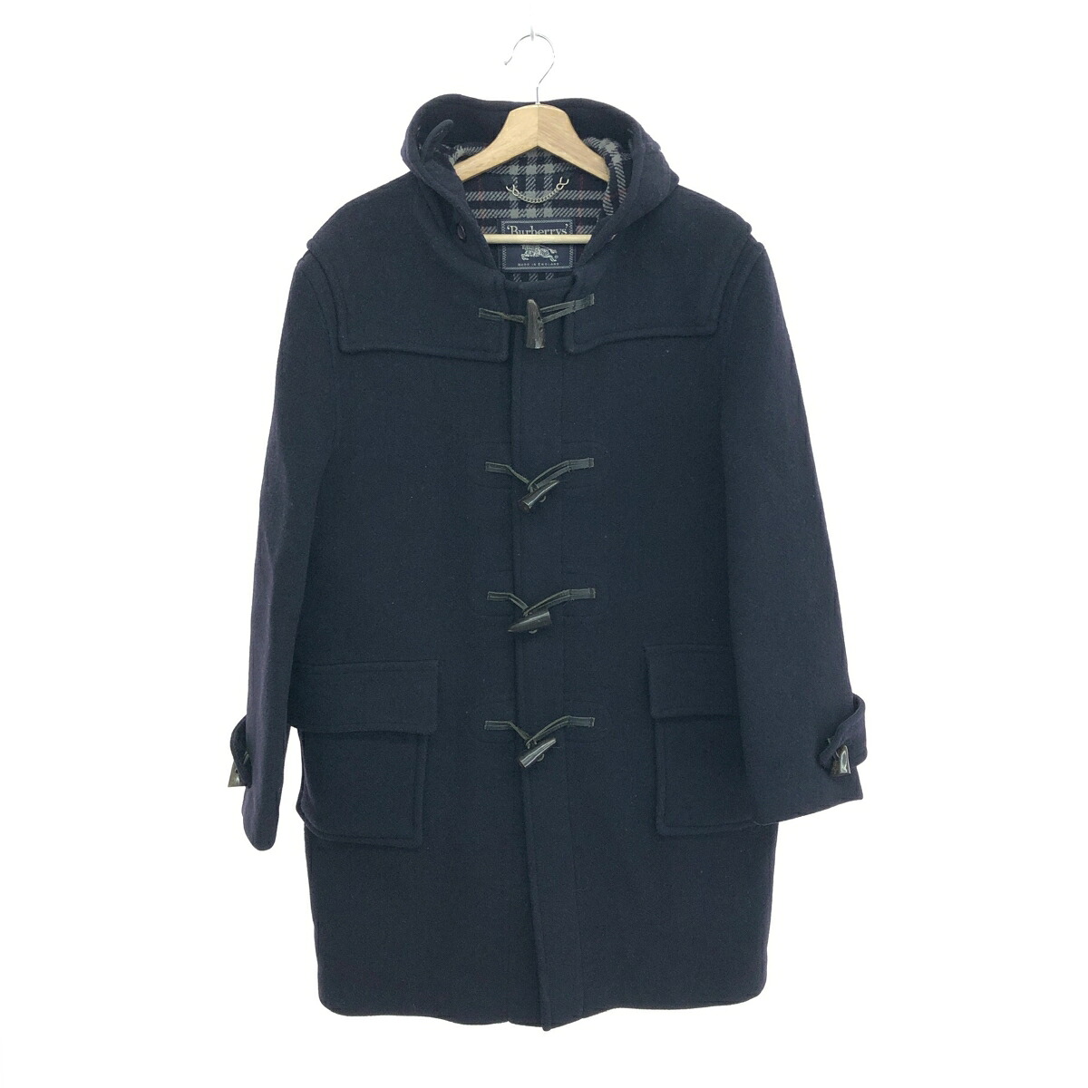 Burberry's バーバリーズ ダッフルコート サイズ表記無し ヴィンテージ品 ネイビー メンズ【中古】