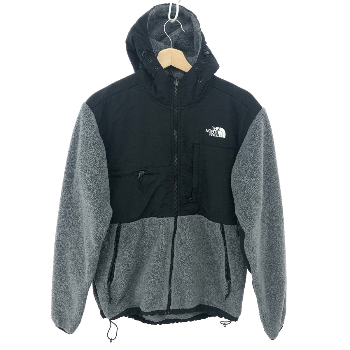 THE NORTH FACE ザノースフェイス デナリフーディジャケット サイズ:S ポーラテック ブラック/グレー メンズ【中古】