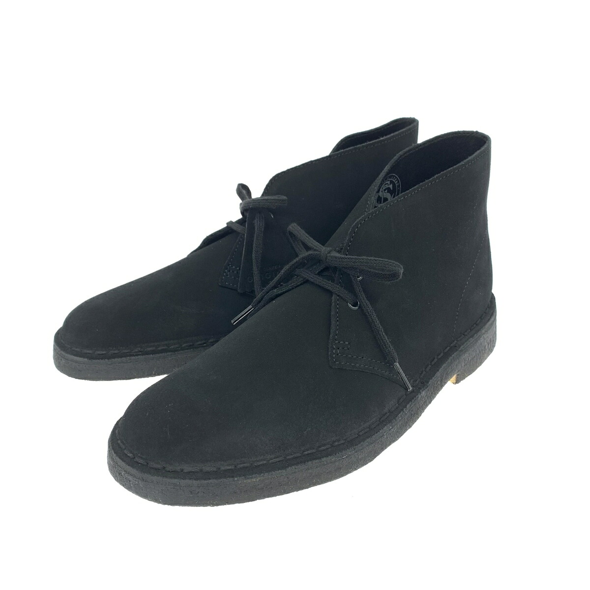 Clarks クラークス デザートブーツ 新品同様 表記サイズ:8.5 スエード 26138227 ブラック メンズ【中古】|リサイクル ティファナ