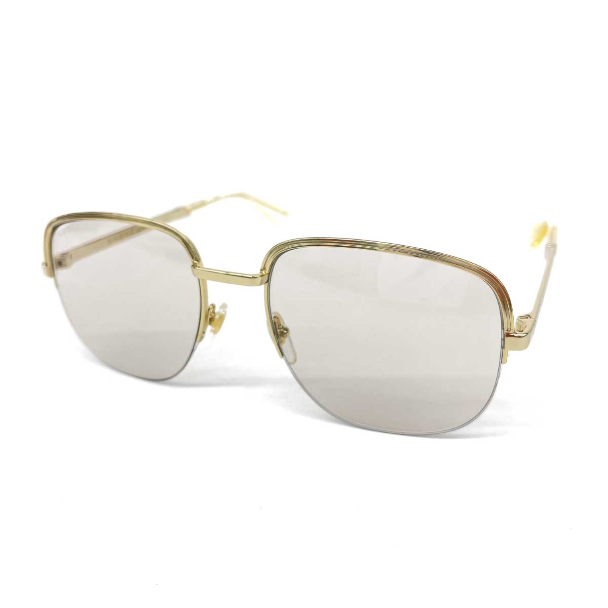 GUCCI グッチ サングラス 美品 メタル/ GG0777S ゴールドカラー メンズ【中古】｜リサイクル ティファナ