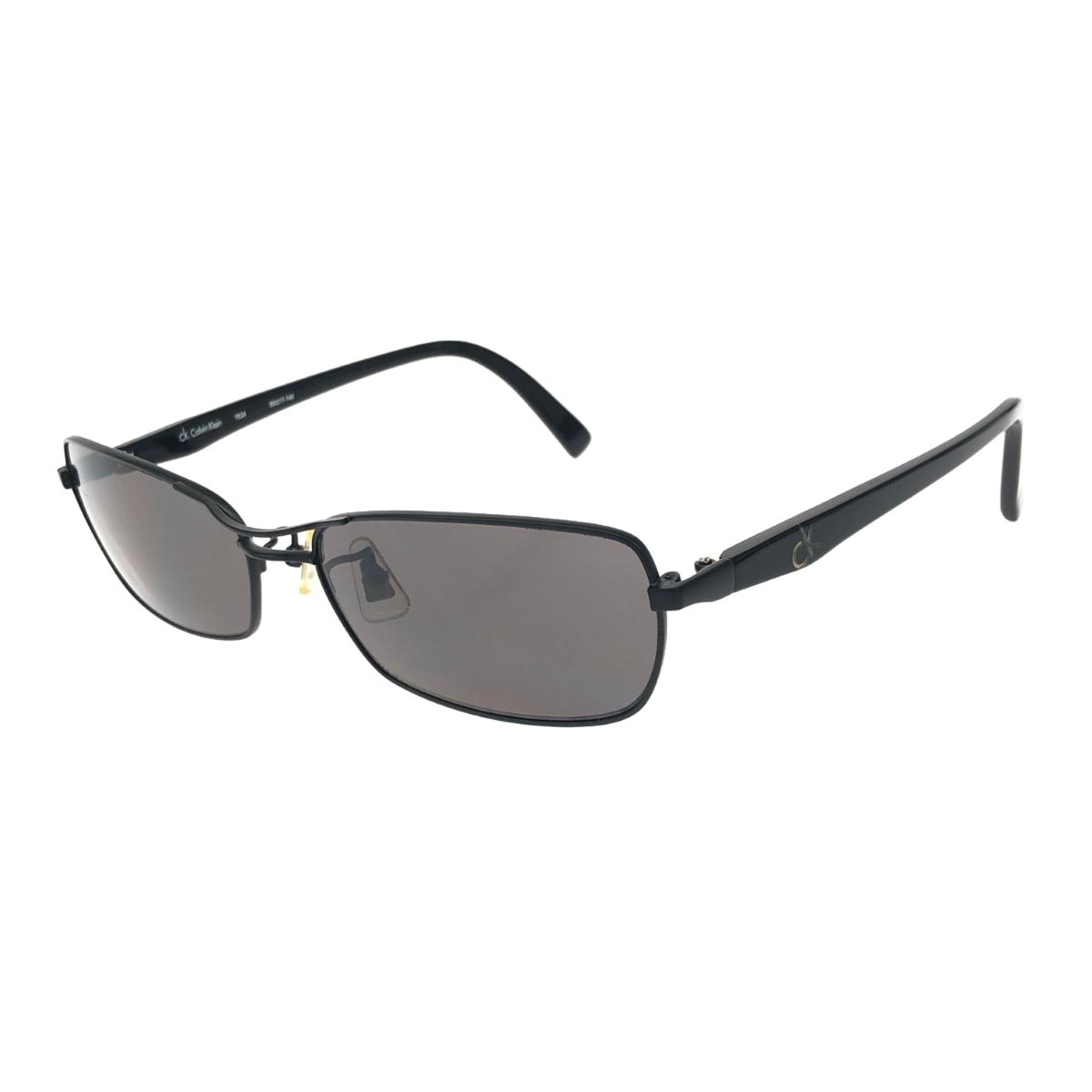 CALVIN KLEIN カルバンクライン サングラス フルリム/メタル 7624 ブラック ユニセックス【中古】