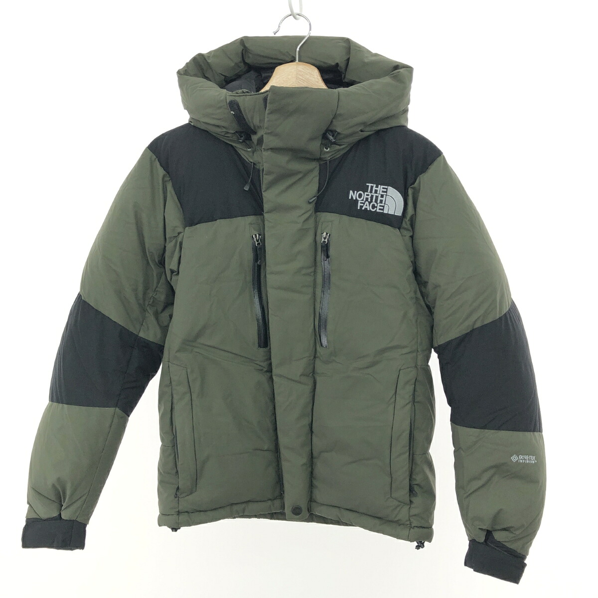 THE NORTH FACE ザノースフェイス ダウンジャケット/バルトロライトジャケット 小さいサイズ:XS ND91950 ブラック/カーキ メンズ【中古】｜リサイクル ティファナ