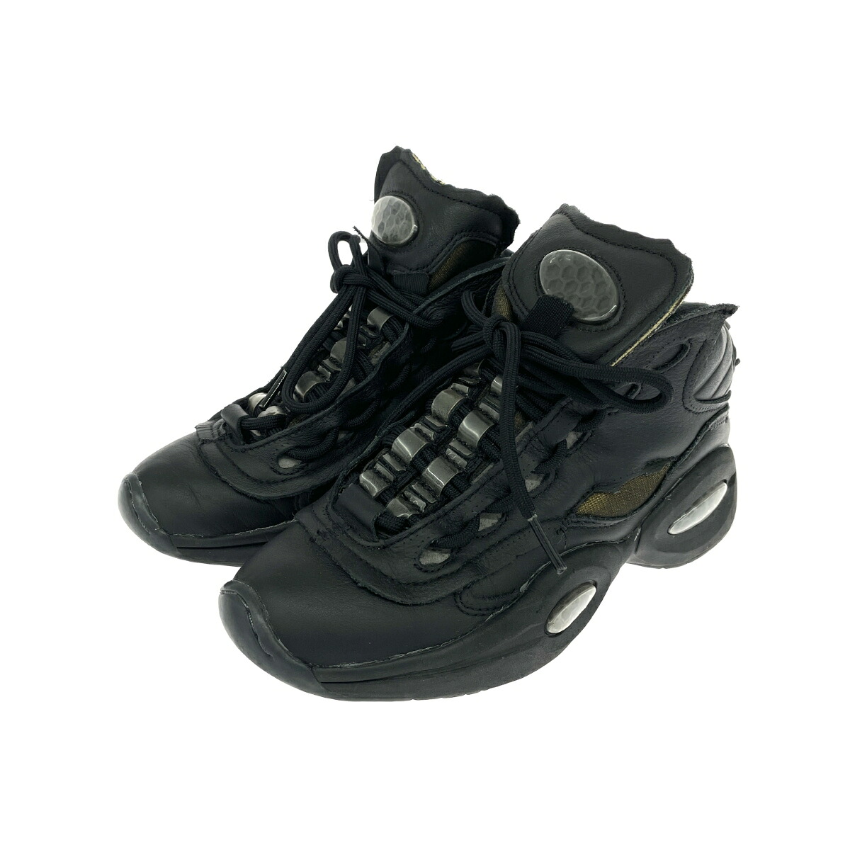 Maison Margiela 22 クエスチョンミッドメモリーオブバスケットボール 表記サイズ:23.5 レザー リーボックコラボ GW5001 レディース【中古】｜リサイクル ティファナ 10,885円