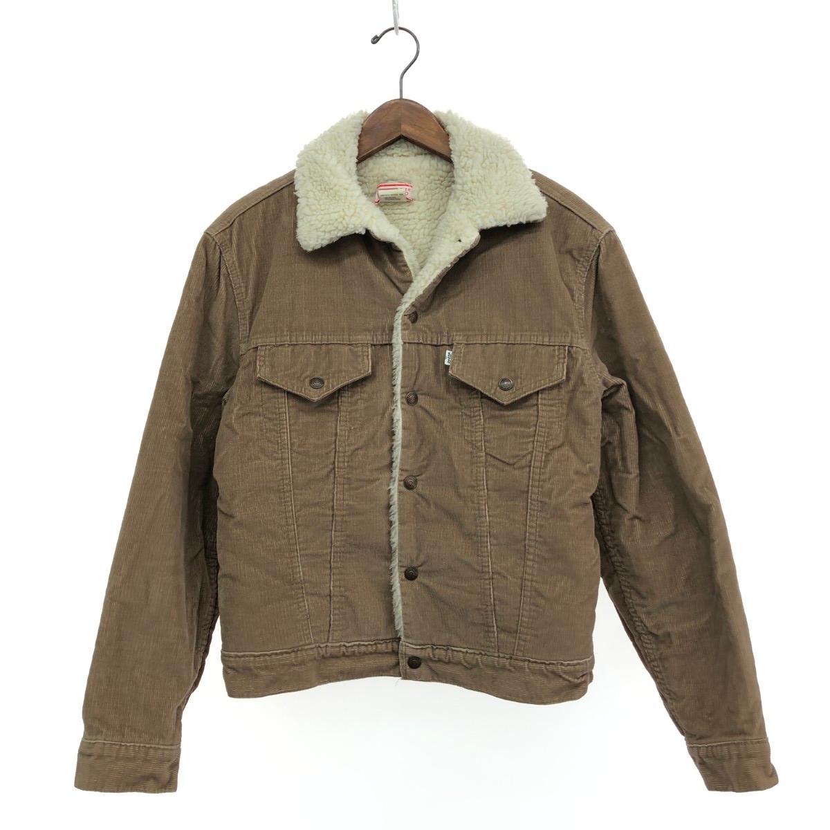 LEVI`S リーヴァイズジーンズ コーデュロイボアジャケット  大きさ:40 ヴィンテージ 70605/70s   赤銅色 メンズ【中古】