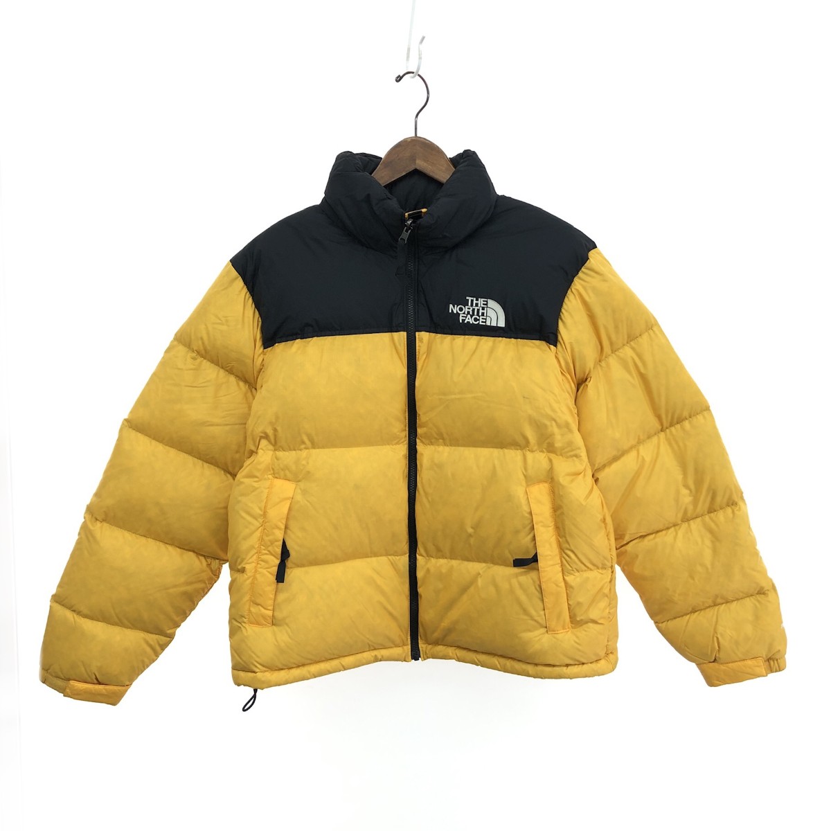 THE NORTH FACE ザノースフェイス ヌプシダウンジャケット  大きさ:M 700フィル ND51905Z   黄色 メンズ【中古】